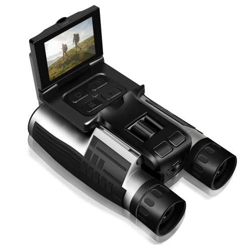 Digital Binoculars Outdoor Camping Telescope 12×32 Video Photo Recorder with 2.4 Inch LCD