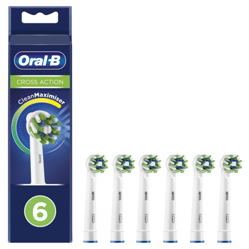 Ανταλλακτικές Κεφαλές Ηλεκτρικής Οδοντόβουρτσας Cr.Act Oral B (6τεμ)