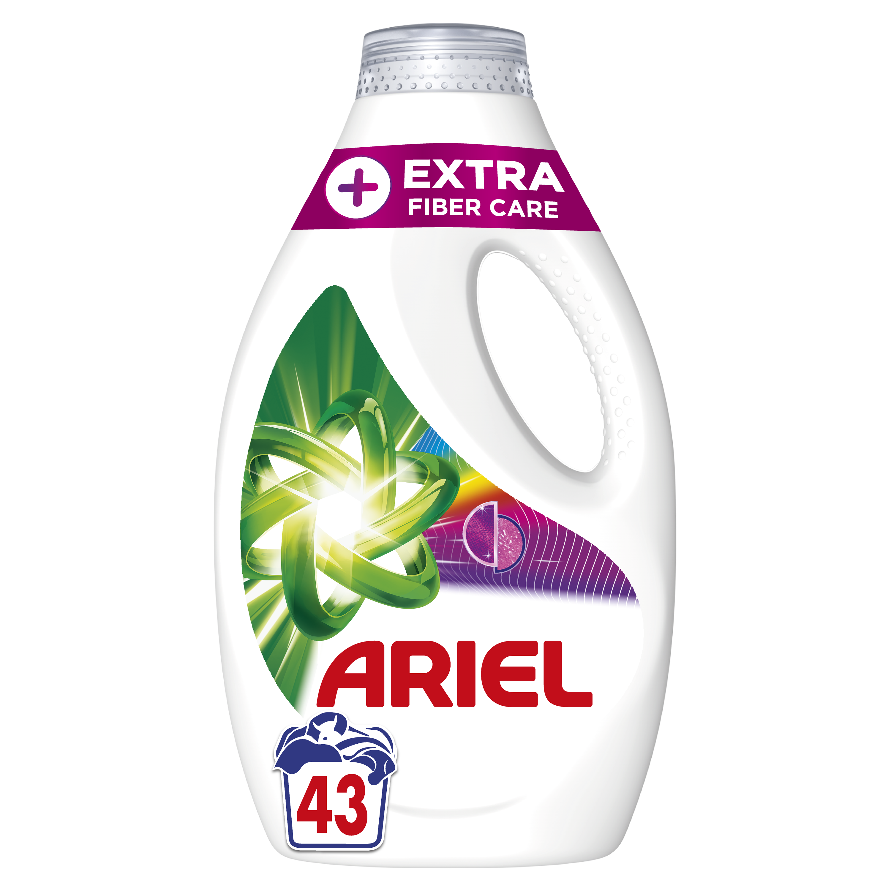 Υγρό Απορρυπαντικό Πλυντηρίου ρούχων extra fiber care Ariel (43μεζ.)