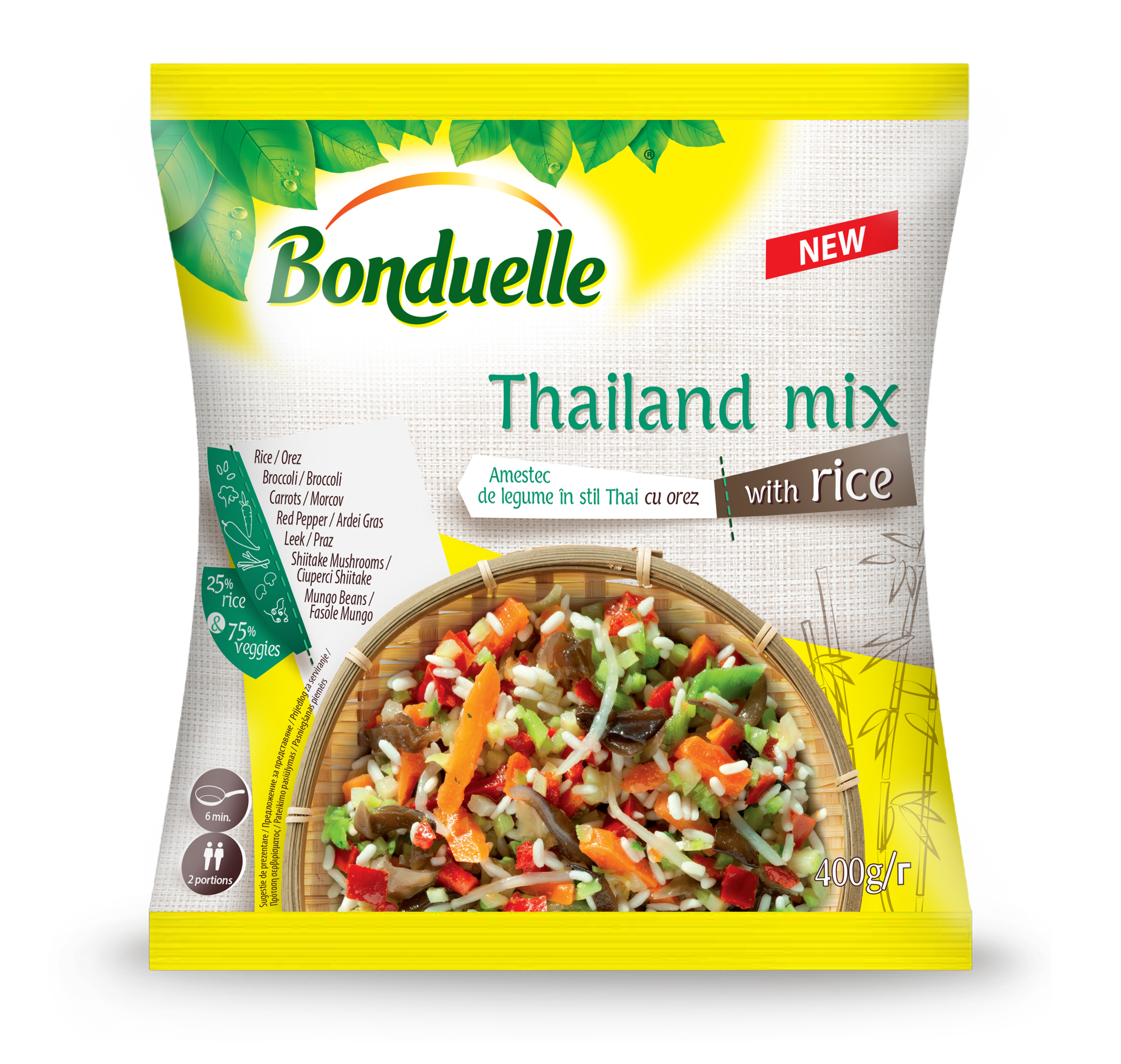 Thai Mix με Ρύζι Bonduelle (400g)