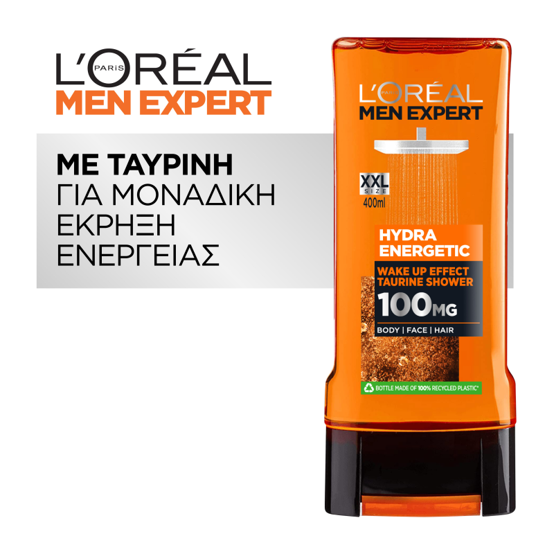 Shower Gel για Άνδρες Hydra Energetic L’Oreal Men Expert (400ml)