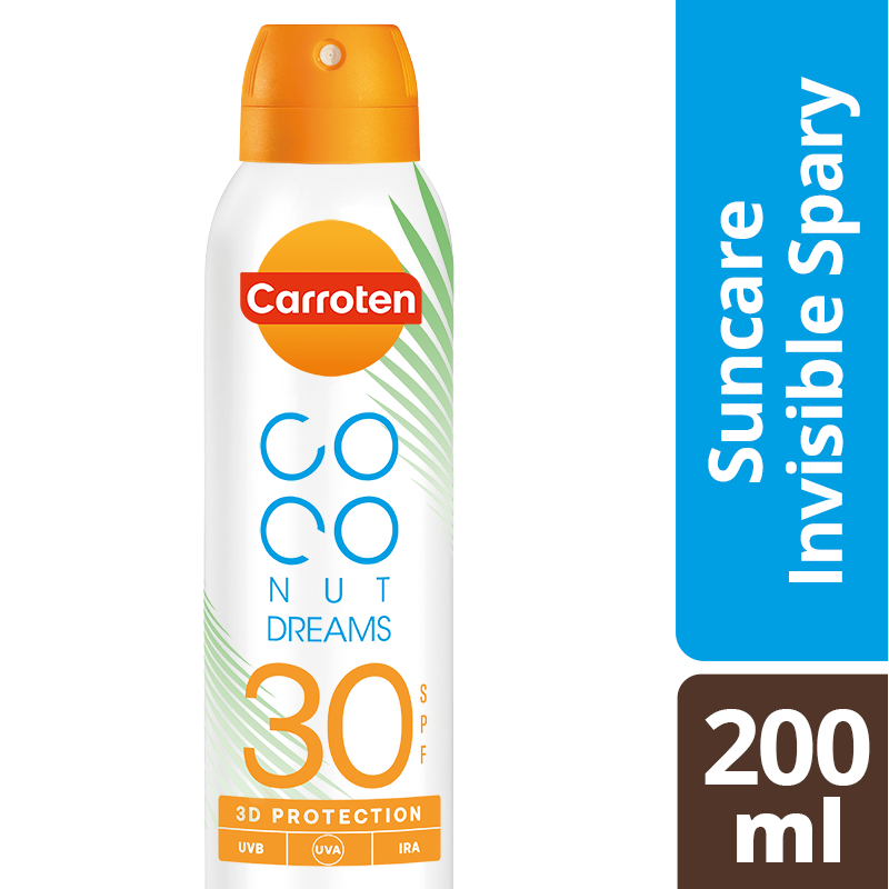 Αντηλιακό Διάφανο Spray Coconut Dreams SPF30 Carroten (200ml)