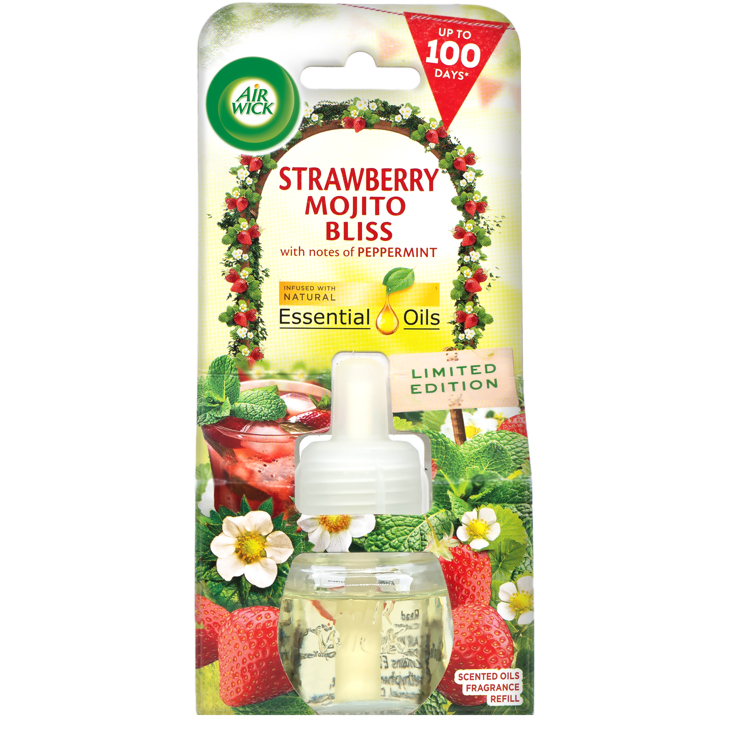 Ανταλλακτικό Ηλεκτρικής Συσκευής Strawberry Mojito Bliss Airwick (19 ml)