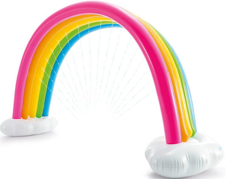 Προσφορά Crazy Sundays από το e-shop.gr! ΦΟΥΣΚΩΤΟ INTEX RAINBOW CLOUD SPRINKLER 300 X 110CM από 65,00€ τώρα στα 43,55€!