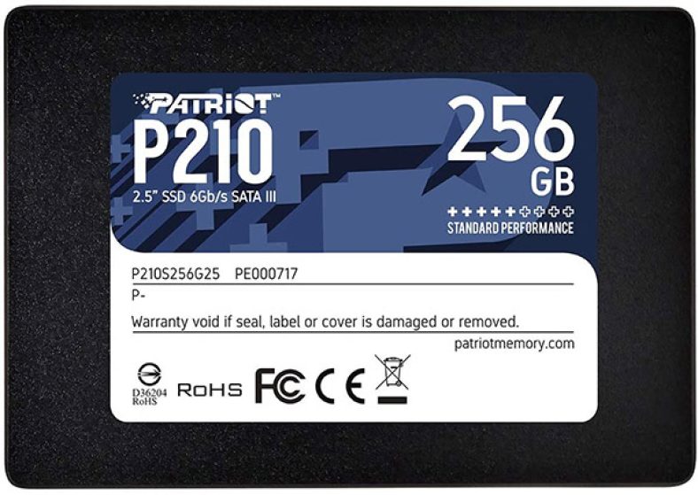 Προσφορά Crazy Sundays από το e-shop.gr! SSD PATRIOT P210S256G25 P210 256GB 2.5” SATA 3 από 23,90€ τώρα στα 12,70€!