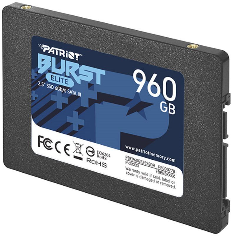 Νέα Crazy Sundays προσφορά! SSD PATRIOT PBE960GS25SSDR BURST ELITE 960GB 2.5” SATA 3 από 59,90€ τώρα στα 38,90€!