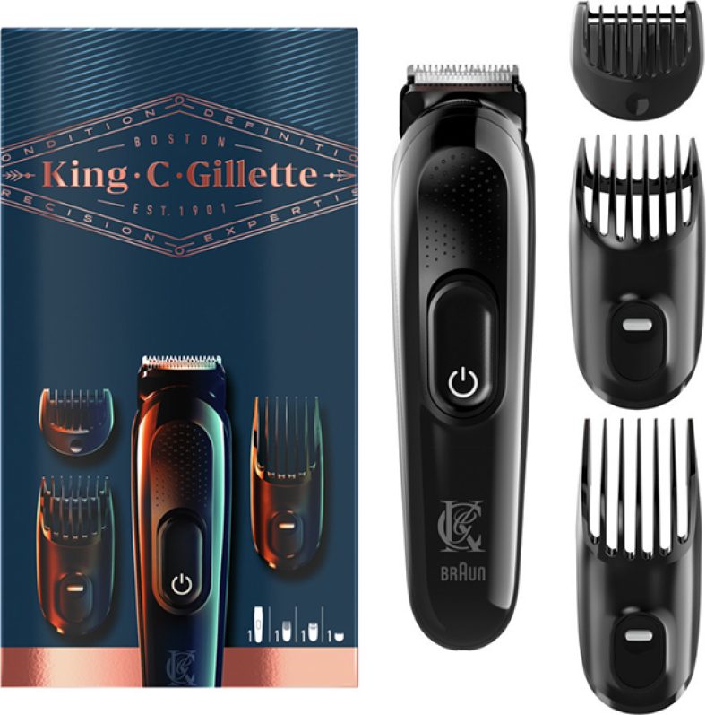 Νέα Crazy Sundays προσφορά! ΤΡΙΜΜΕΡ ΠΡΟΣΩΠΟΥ KING C GILLETTE BEARD TRIMMER 81743502 από 31,90€ τώρα στα 22,99€!