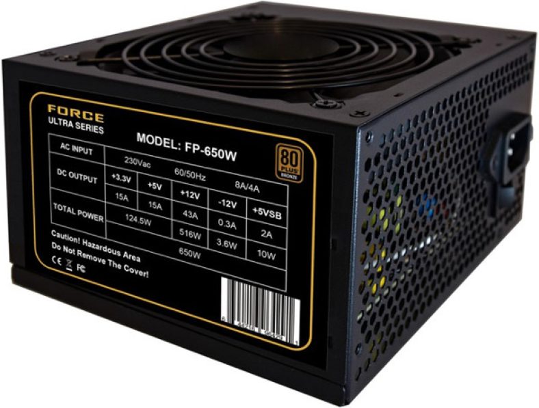 Νέα Crazy Sundays προσφορά! PSU FORCE FP-650W 80+ BRONZE 650W από 54,90€ τώρα στα 45,90€!